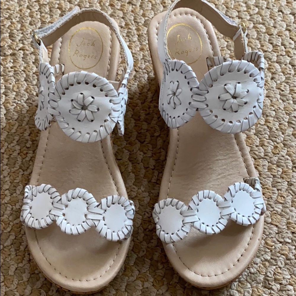 Size 4 Jack Rogers Wedges